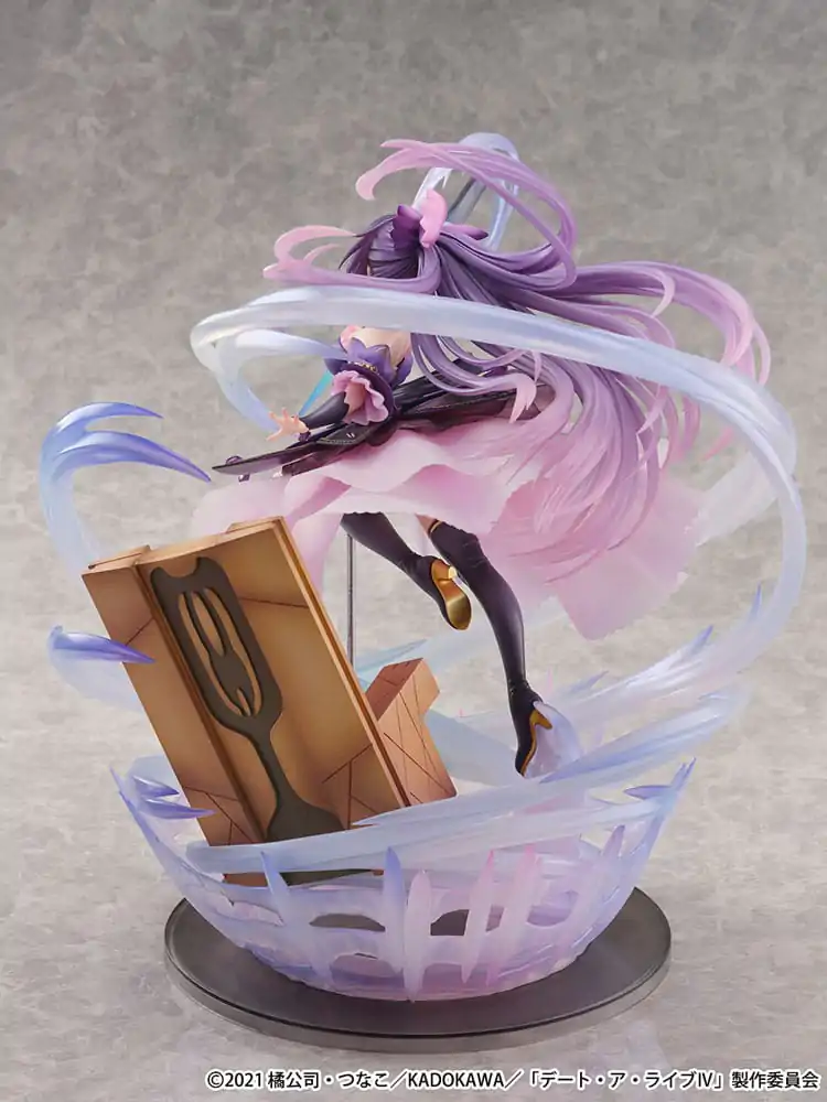 Date A Live IV SHIBUYA SCRAMBLE FIGURE 1/6 Tohka Yatogami hercegnő Amethyst Dress Ver. PVC szobor figura 32 cm termékfotó