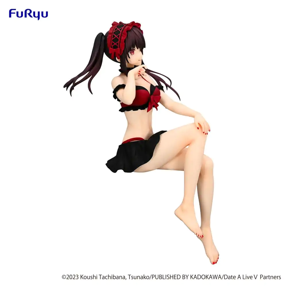 Date A Live Noodle Stopper Kurumi Tokisaki Swimsuit Ver. PVC szobor figura 15 cm termékfotó