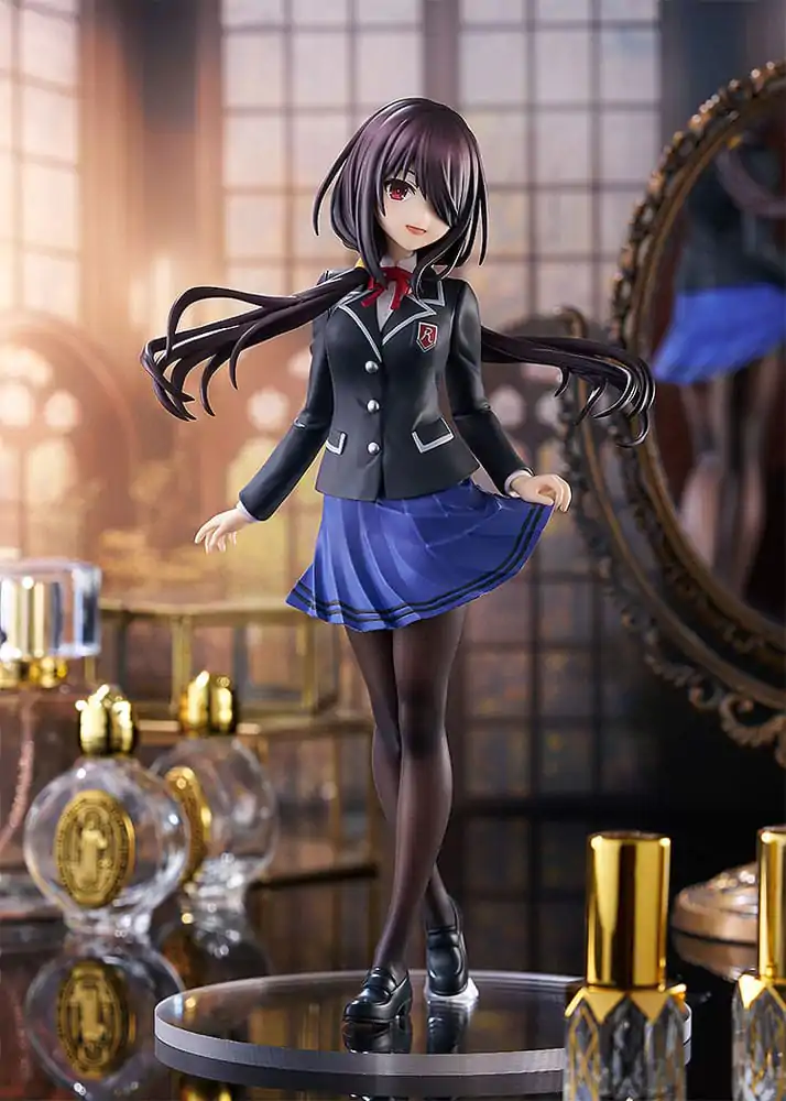 Date A Live Pop Up Parade Kurumi Tokisaki: School Uniform Ver. L Size PVC szobor figura 20 cm termékfotó