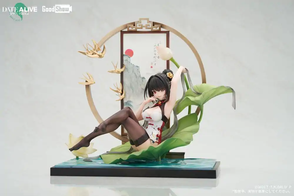 Date A Live: Spirit Pledge 1/7 Kurumi Tokisaki Ink Black China Dress Ver. PVC szobor figura 22 cm termékfotó