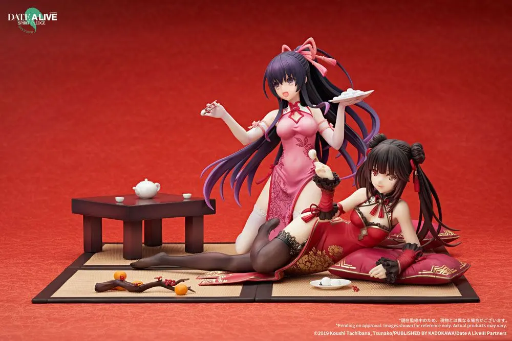 Date A Live: Spirit Pledge 1/7 Tohka Yatogami New Year Mandarin Gown Ver. PVC szobor figura 15 cm termékfotó