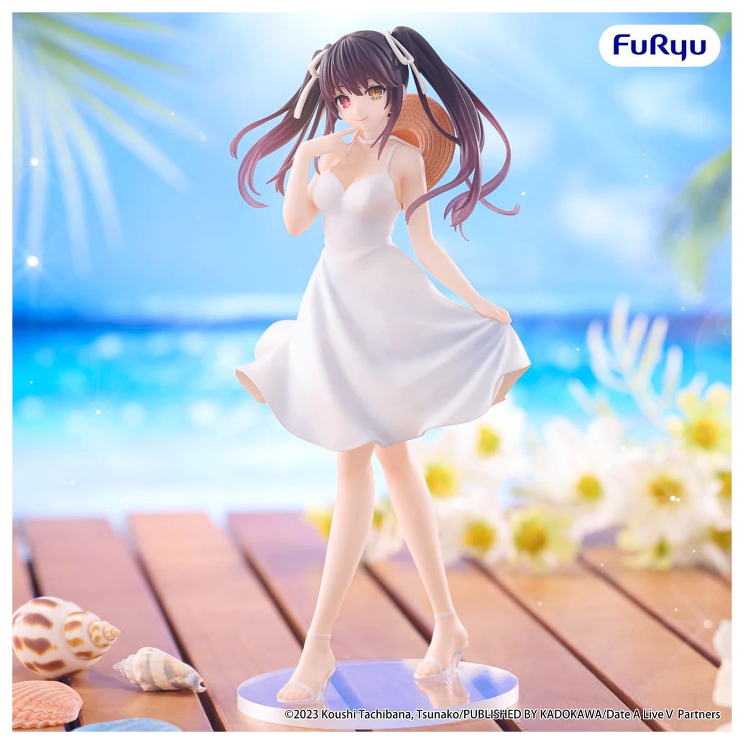 Date A Live Summer Dress Kurumi Tokisaki PVC figura 21 cm termékfotó