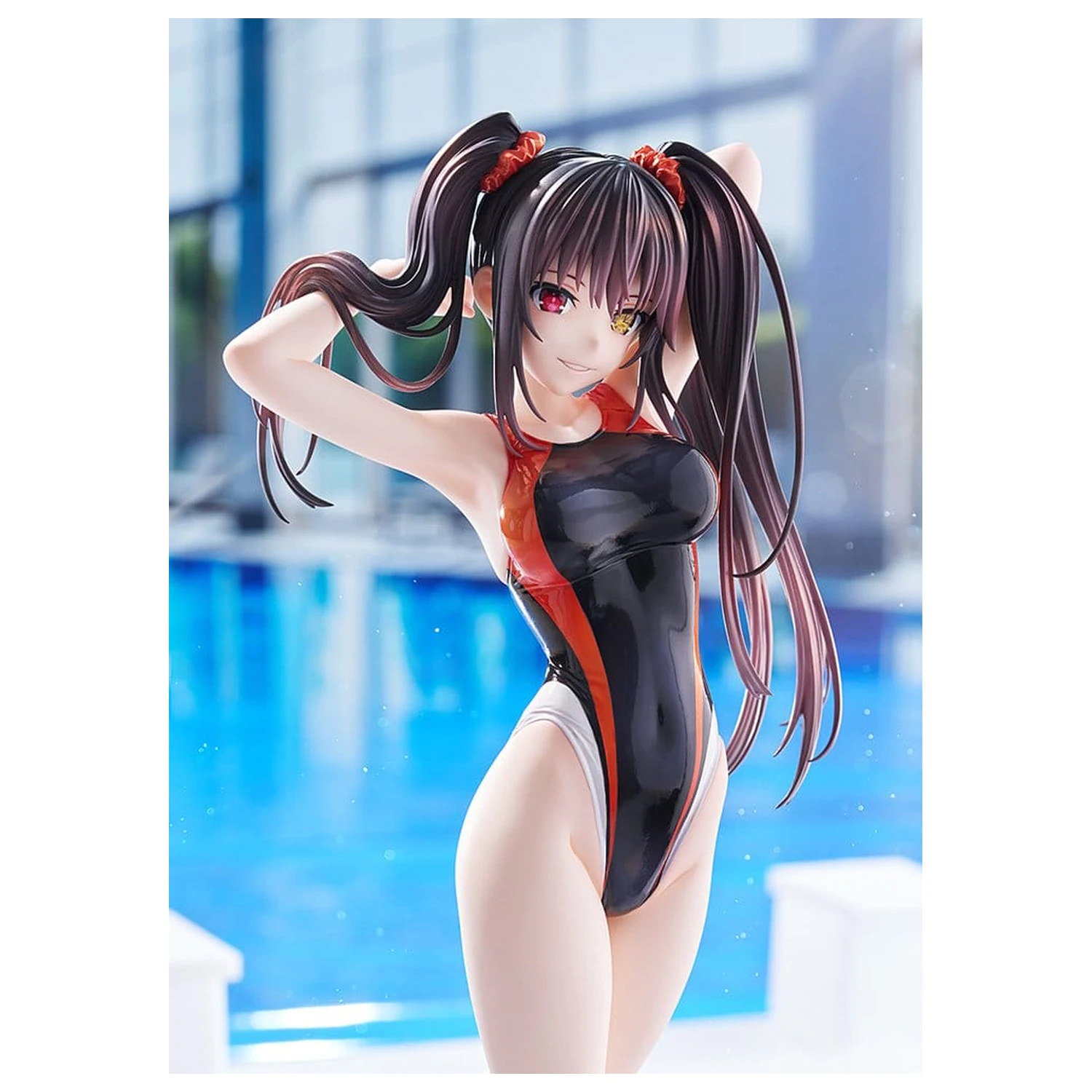 Date A Live Swimsuit Silhouette 1/7 Kurumi Tokisaki Swimwear Ver. PVC figura 24 cm termékfotó