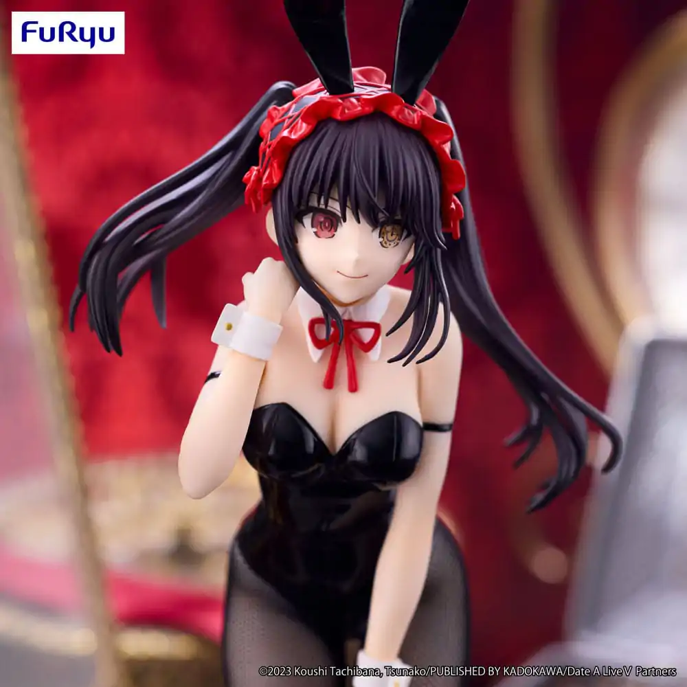 Date A Live V BiCute Bunnies Kurumi Tokisaki Black Color Ver. PVC szobor figura 29 cm termékfotó