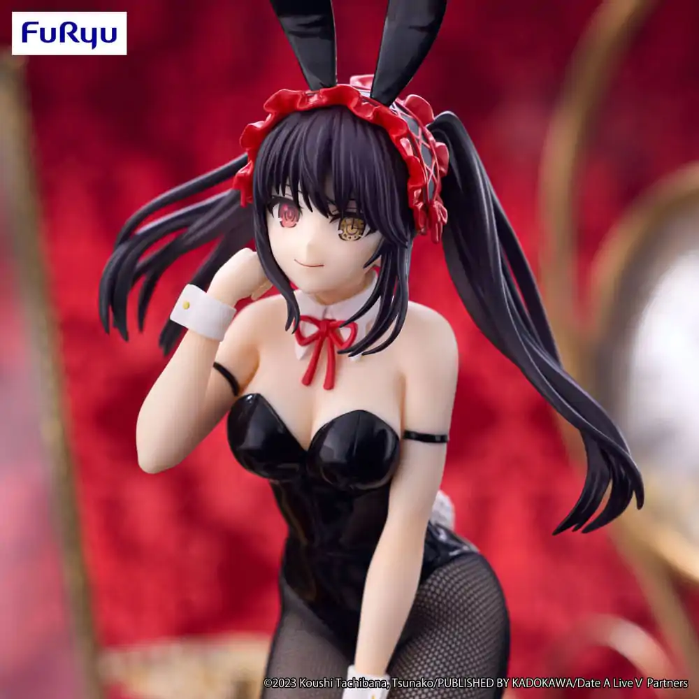 Date A Live V BiCute Bunnies Kurumi Tokisaki Black Color Ver. PVC szobor figura 29 cm termékfotó