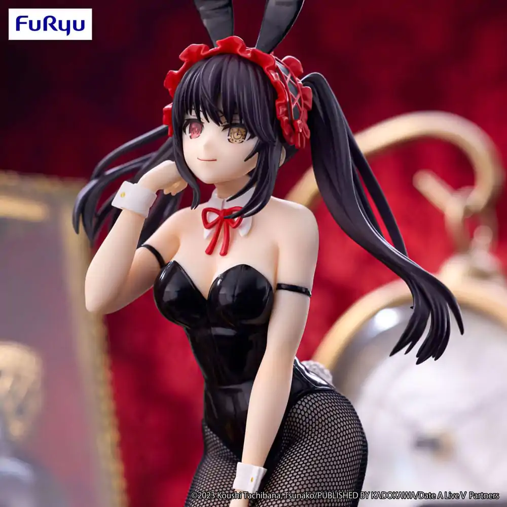 Date A Live V BiCute Bunnies Kurumi Tokisaki Black Color Ver. PVC szobor figura 29 cm termékfotó