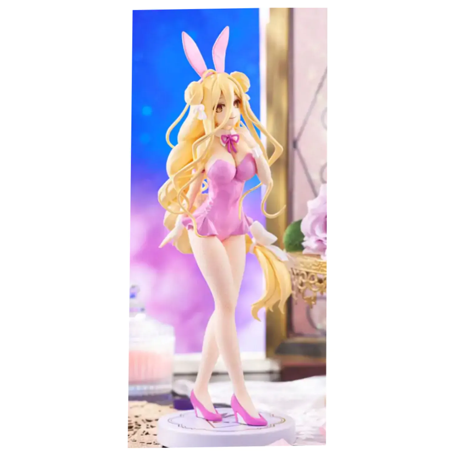 Date A Live V BiCute Bunnies Mukuro Hoshimiya Pink Color Ver. PVC szobor figura 27 cm termékfotó