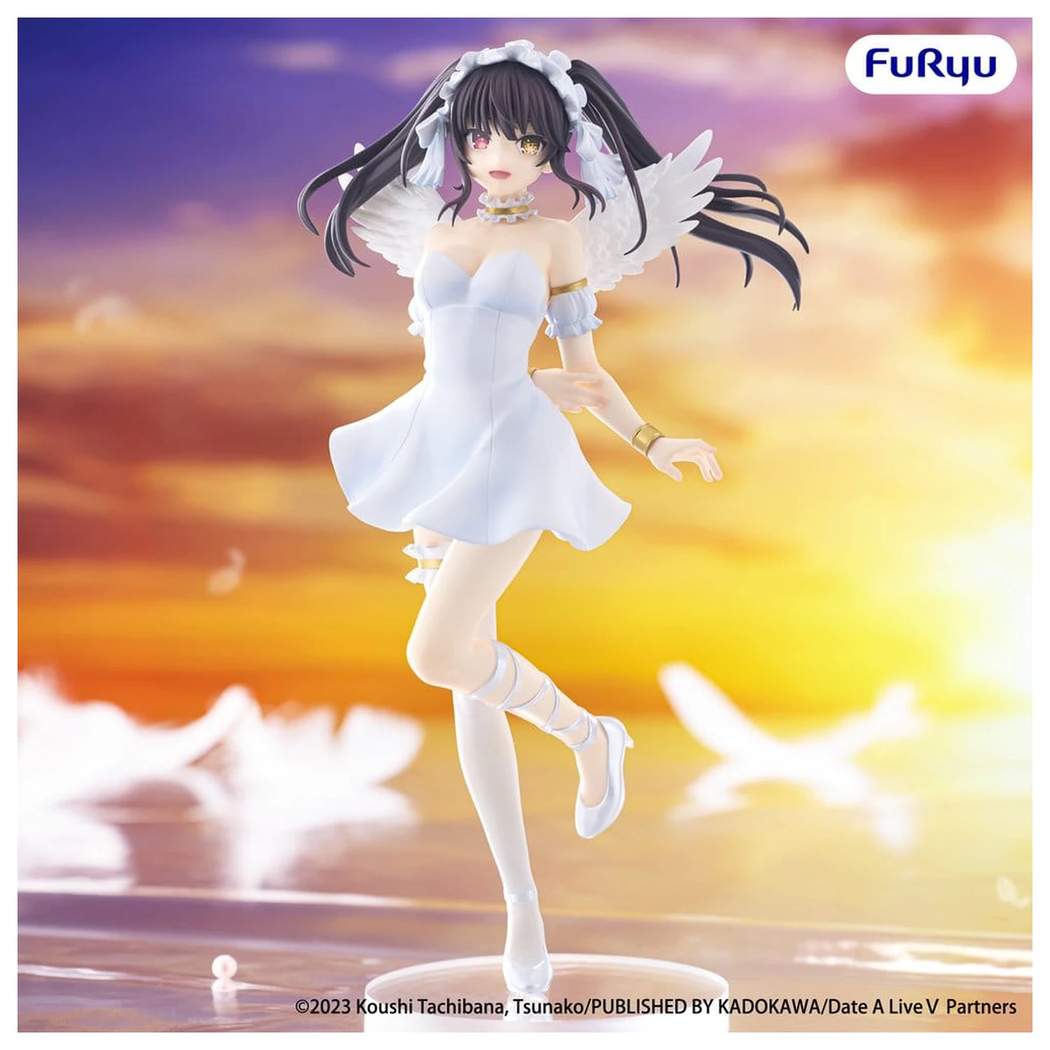 Date A Live V BiCute Pure Kurumi Tokisaki PVC figura 23 cm termékfotó