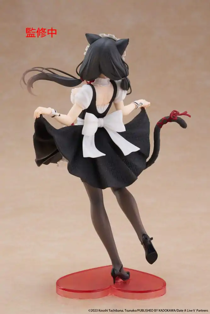 Date A Live V Coreful Kurumi Tokisaki Cat Ear Maid Ver. PVC szobor figura 18 cm termékfotó