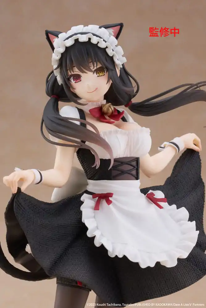 Date A Live V Coreful Kurumi Tokisaki Cat Ear Maid Ver. PVC szobor figura 18 cm termékfotó