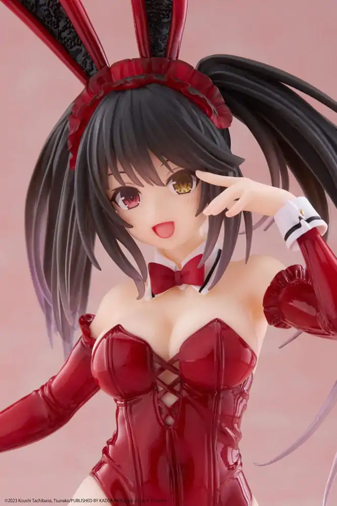 Date A Live V Desktop Cute figura Kurumi Tokisaki Bunny Ver. PVC szobor figura 13 cm termékfotó