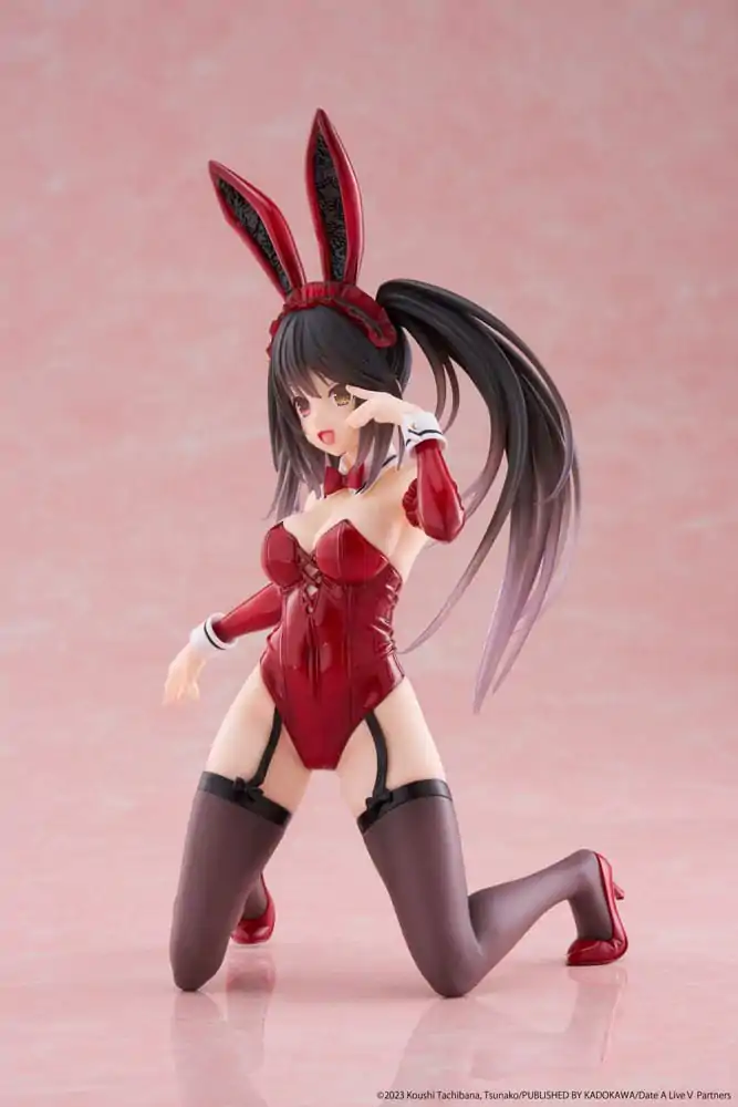 Date A Live V Desktop Cute figura Kurumi Tokisaki Bunny Ver. PVC szobor figura 13 cm termékfotó