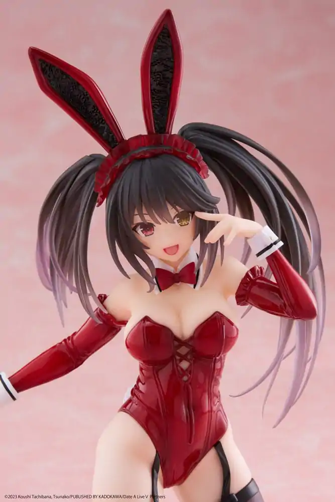 Date A Live V Desktop Cute figura Kurumi Tokisaki Bunny Ver. PVC szobor figura 13 cm termékfotó