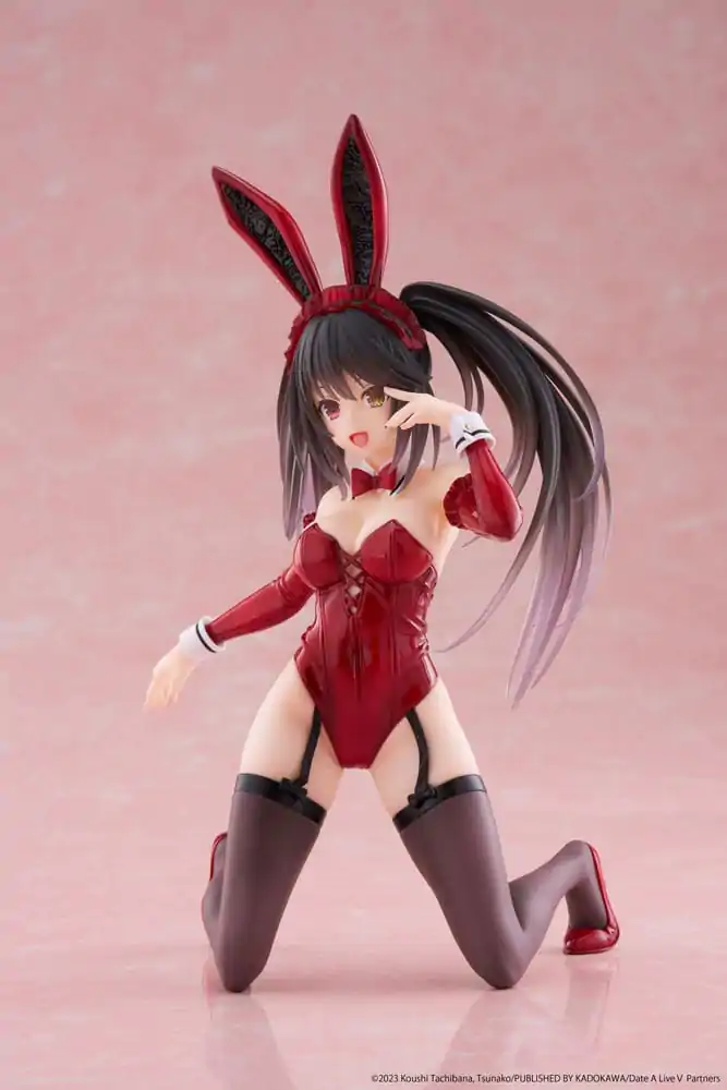 Date A Live V Desktop Cute figura Kurumi Tokisaki Bunny Ver. PVC szobor figura 13 cm termékfotó