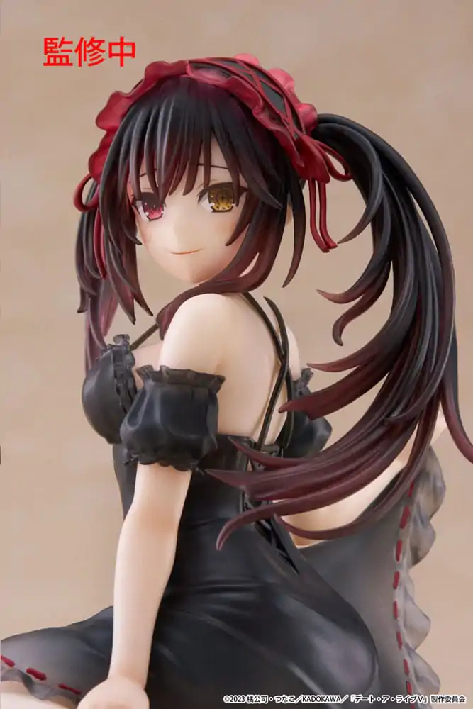 Date A Live V Desktop Cute figura Kurumi Tokisaki Nightwear Ver. PVC szobor figura 13 cm termékfotó