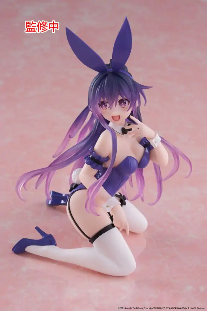 Date A Live V Desktop Cute figura Tohka Yatogami Bunny Ver. PVC szobor figura 13 cm termékfotó