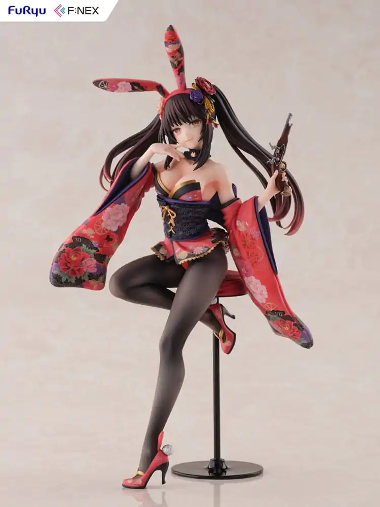 Date A Live V F:NEX 1/7 Kurumi Tokisaki Wa-bunny PVC szobor figura 27 cm termékfotó