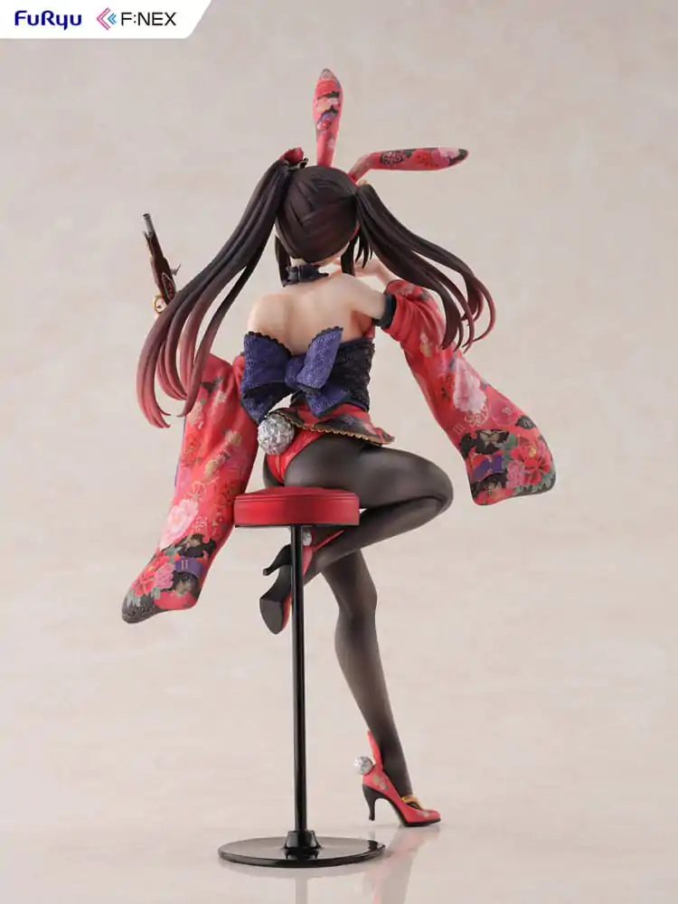 Date A Live V F:NEX 1/7 Kurumi Tokisaki Wa-bunny PVC szobor figura 27 cm termékfotó