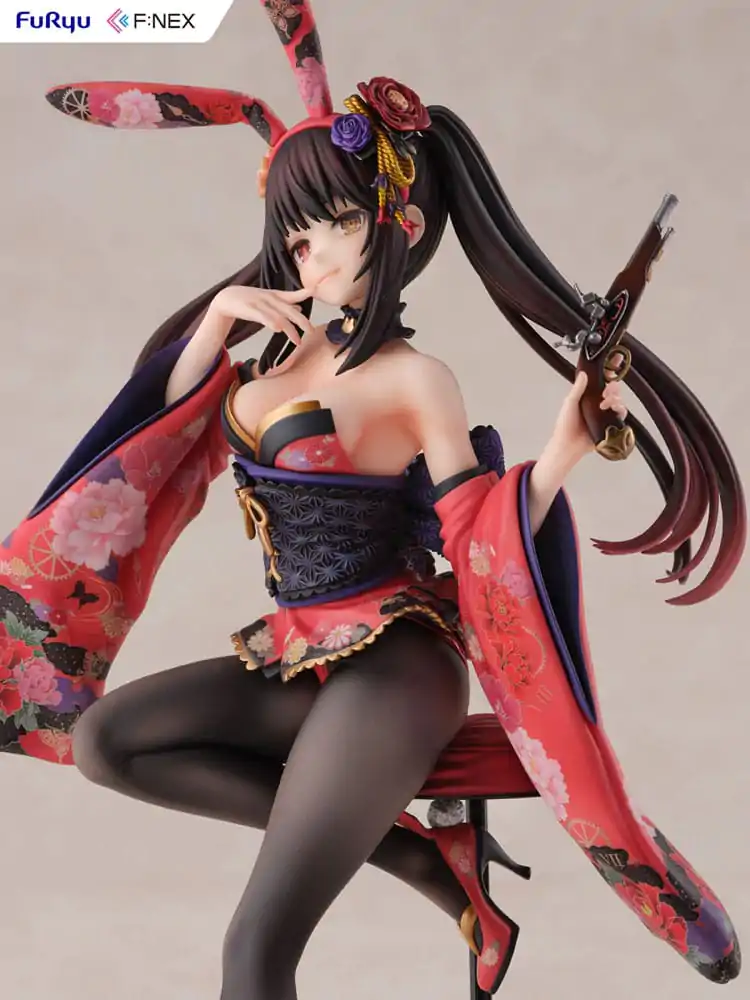 Date A Live V F:NEX 1/7 Kurumi Tokisaki Wa-bunny PVC szobor figura 27 cm termékfotó