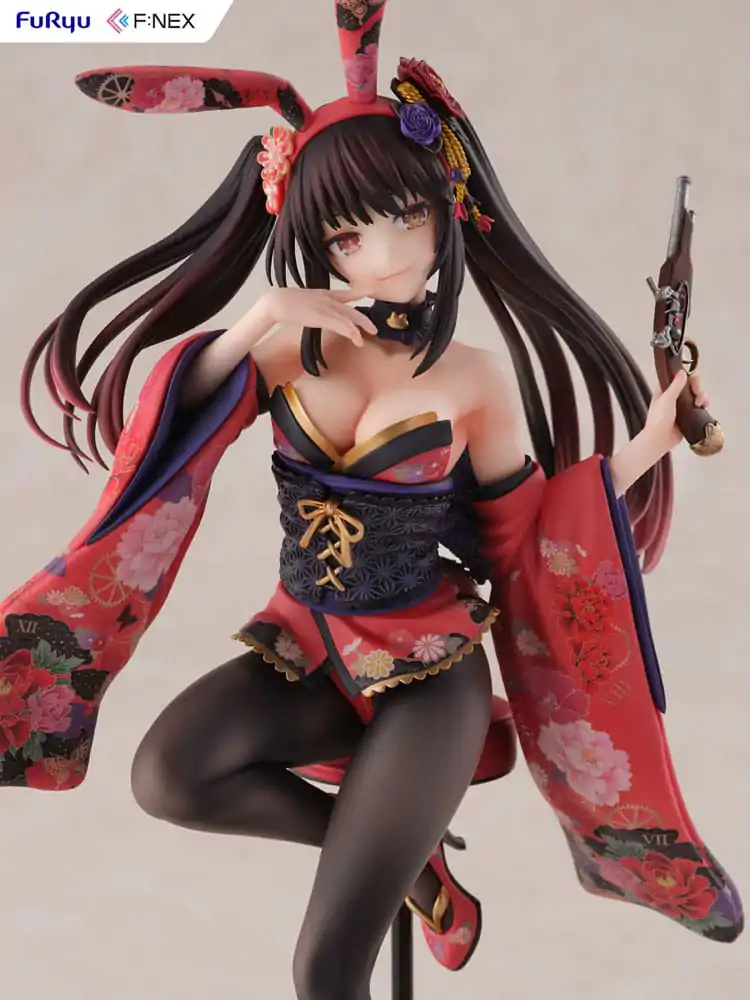 Date A Live V F:NEX 1/7 Kurumi Tokisaki Wa-bunny PVC szobor figura 27 cm termékfotó