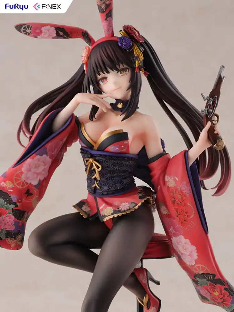 Date A Live V F:NEX 1/7 Kurumi Tokisaki Wa-bunny PVC szobor figura 27 cm termékfotó