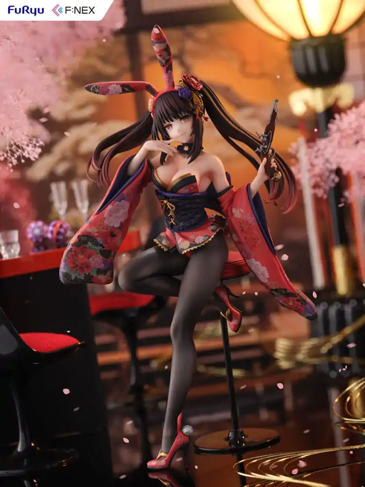 Date A Live V F:NEX 1/7 Kurumi Tokisaki Wa-bunny PVC szobor figura 27 cm termékfotó