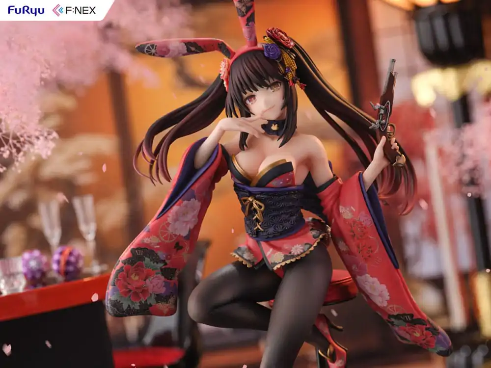 Date A Live V F:NEX 1/7 Kurumi Tokisaki Wa-bunny PVC szobor figura 27 cm termékfotó