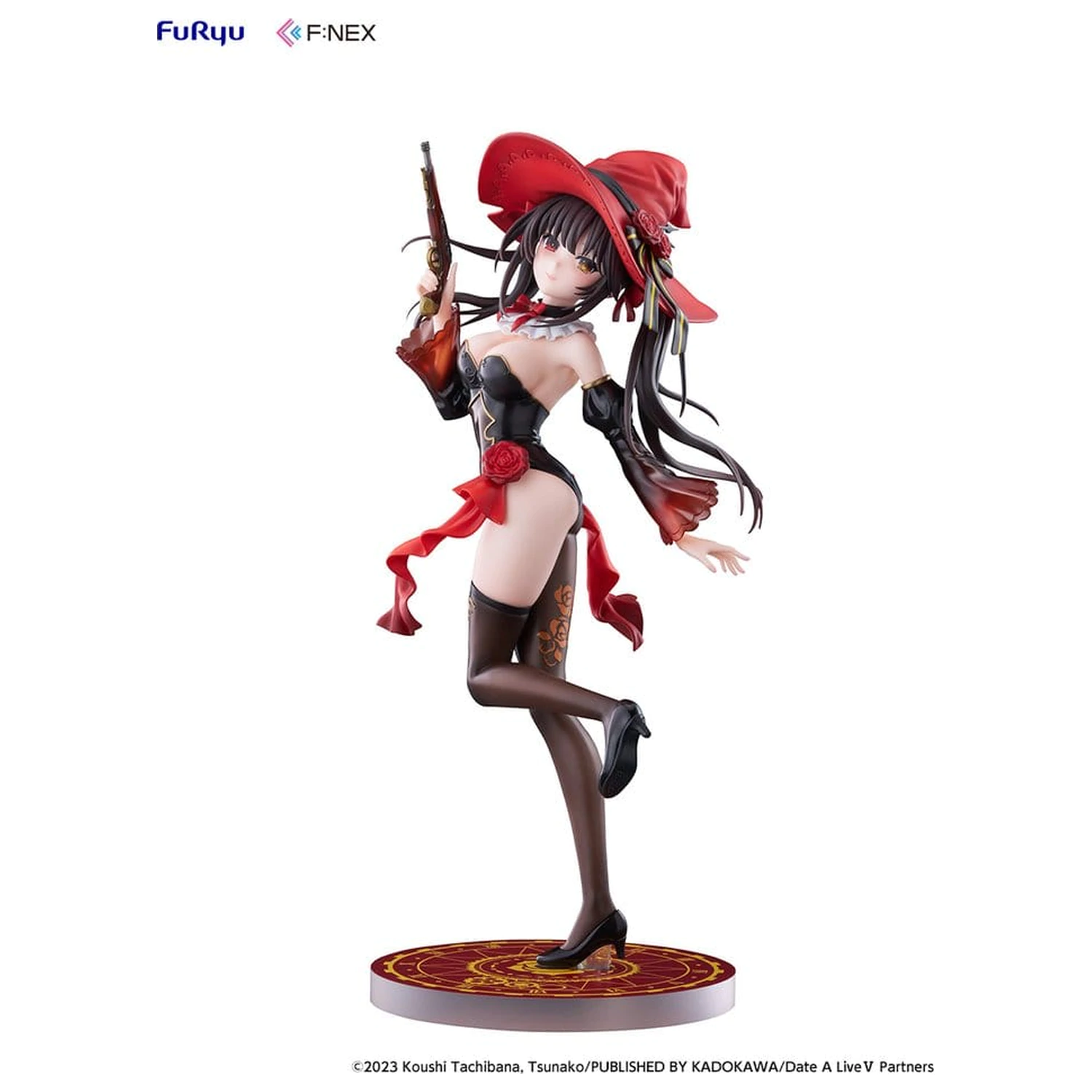 Date A Live V F:Nex 1/7 Kurumi Tokisaki Witch Style ver. PVC figura 25 cm termékfotó
