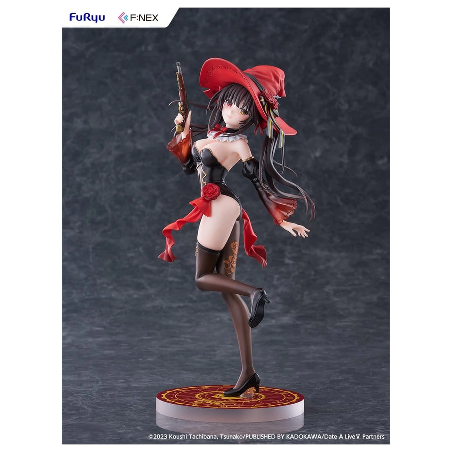 Date A Live V F:Nex 1/7 Kurumi Tokisaki Witch Style ver. PVC figura 25 cm termékfotó