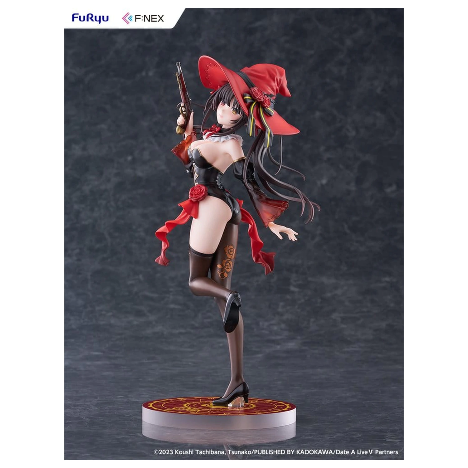 Date A Live V F:Nex 1/7 Kurumi Tokisaki Witch Style ver. PVC figura 25 cm termékfotó