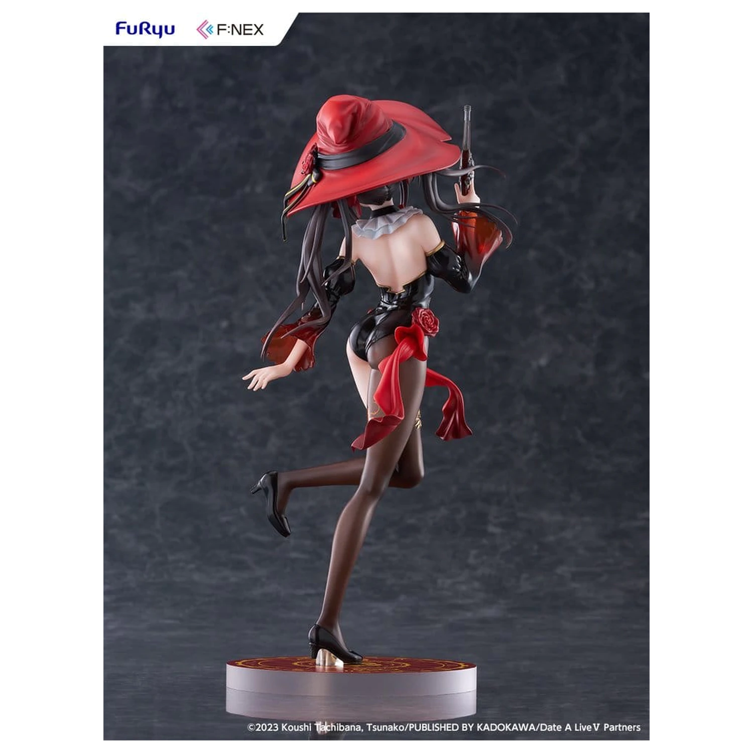 Date A Live V F:Nex 1/7 Kurumi Tokisaki Witch Style ver. PVC figura 25 cm termékfotó