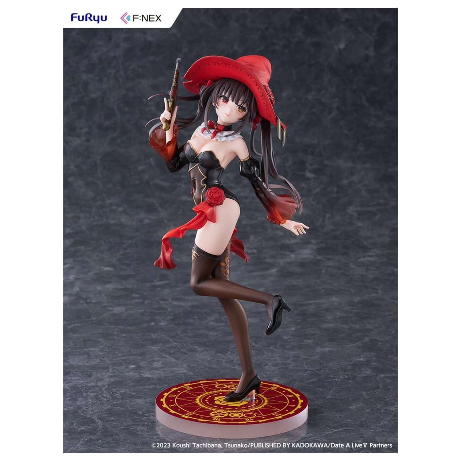 Date A Live V F:Nex 1/7 Kurumi Tokisaki Witch Style ver. PVC figura 25 cm termékfotó