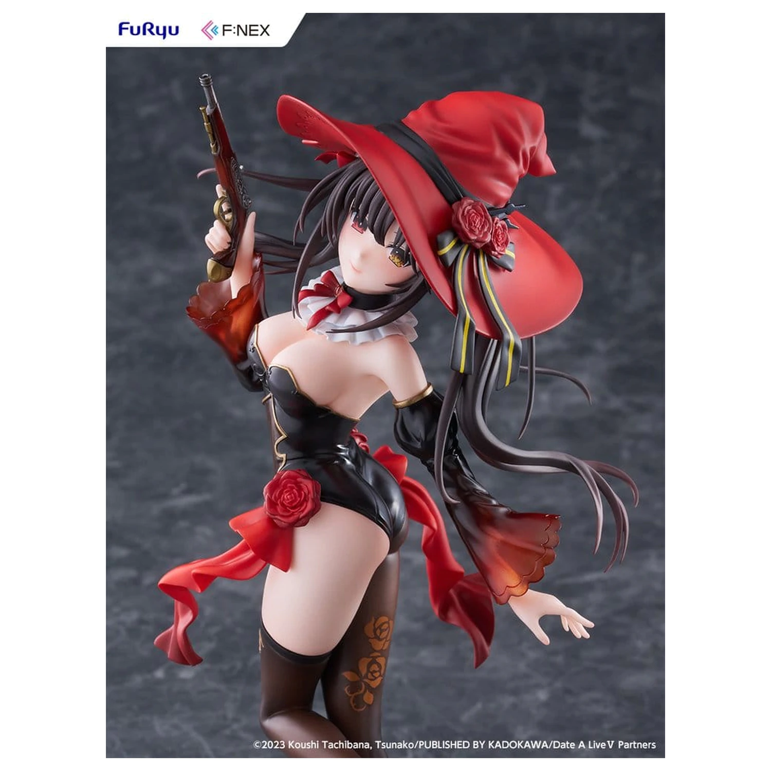 Date A Live V F:Nex 1/7 Kurumi Tokisaki Witch Style ver. PVC figura 25 cm termékfotó