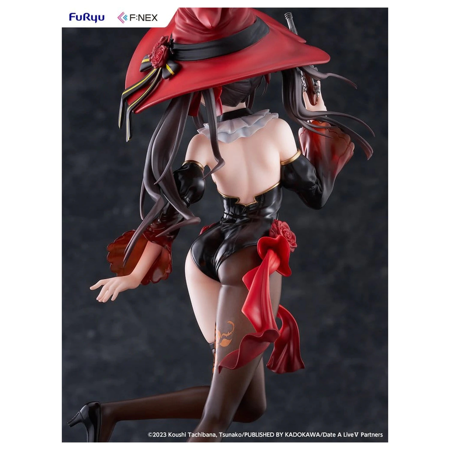 Date A Live V F:Nex 1/7 Kurumi Tokisaki Witch Style ver. PVC figura 25 cm termékfotó