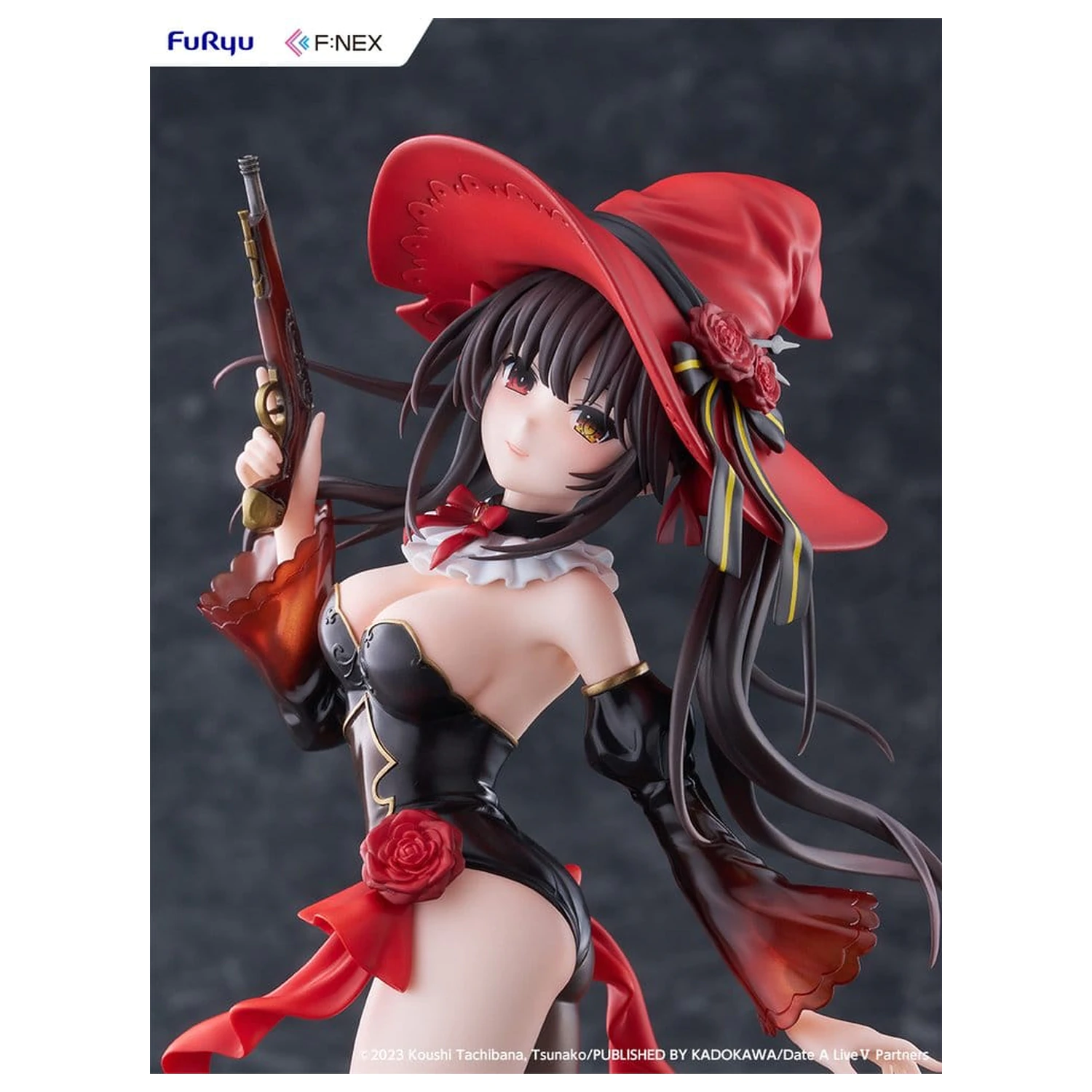 Date A Live V F:Nex 1/7 Kurumi Tokisaki Witch Style ver. PVC figura 25 cm termékfotó