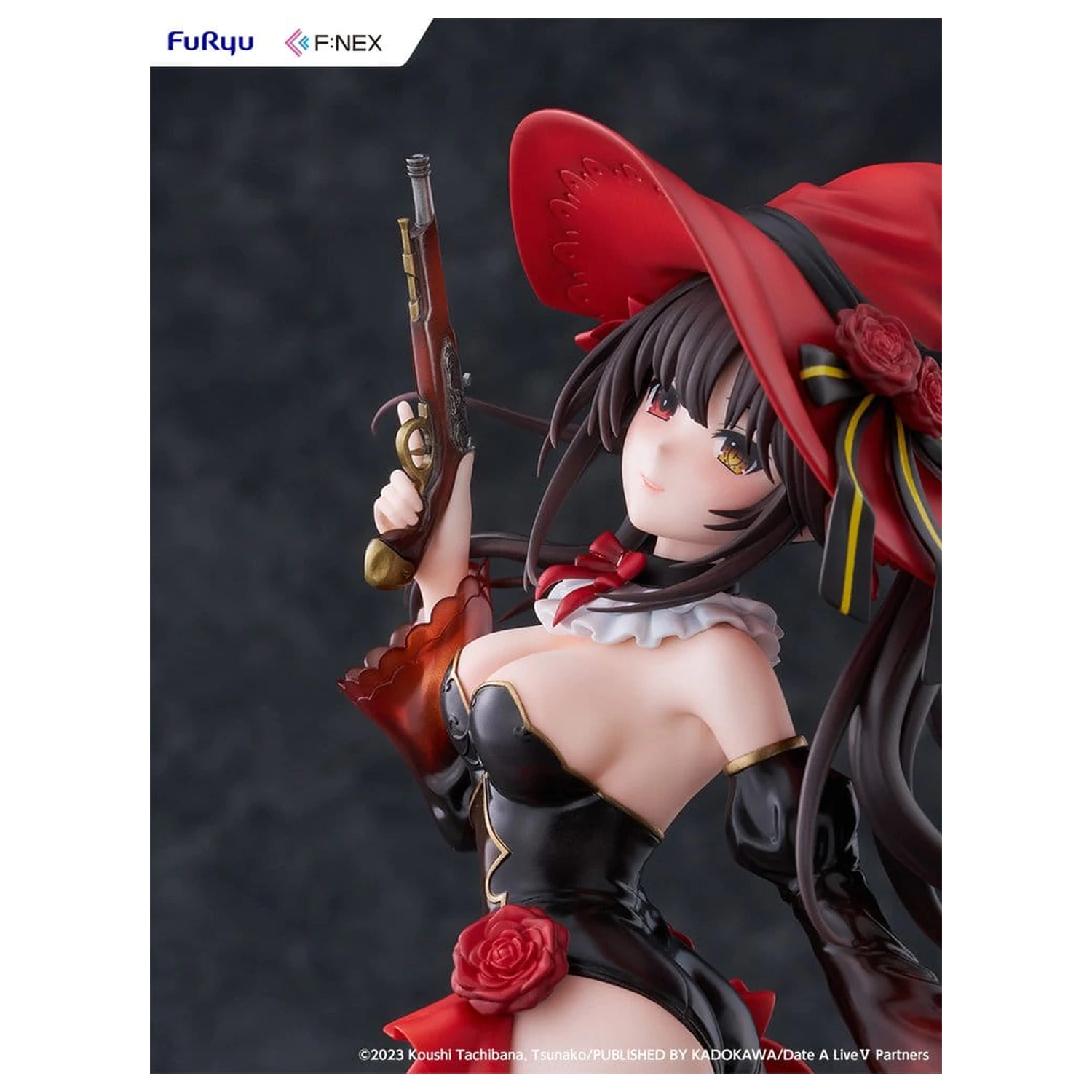 Date A Live V F:Nex 1/7 Kurumi Tokisaki Witch Style ver. PVC figura 25 cm termékfotó