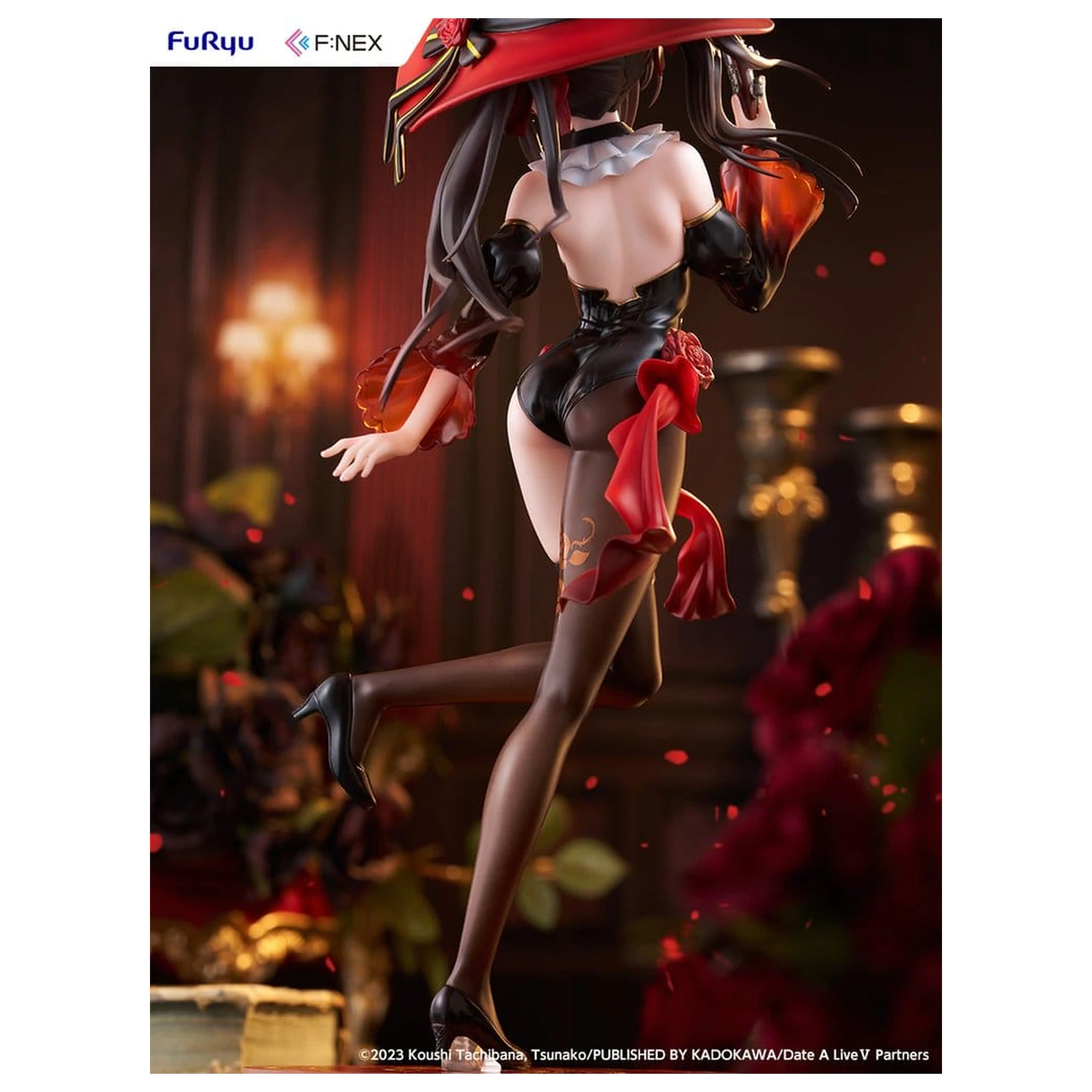 Date A Live V F:Nex 1/7 Kurumi Tokisaki Witch Style ver. PVC figura 25 cm termékfotó