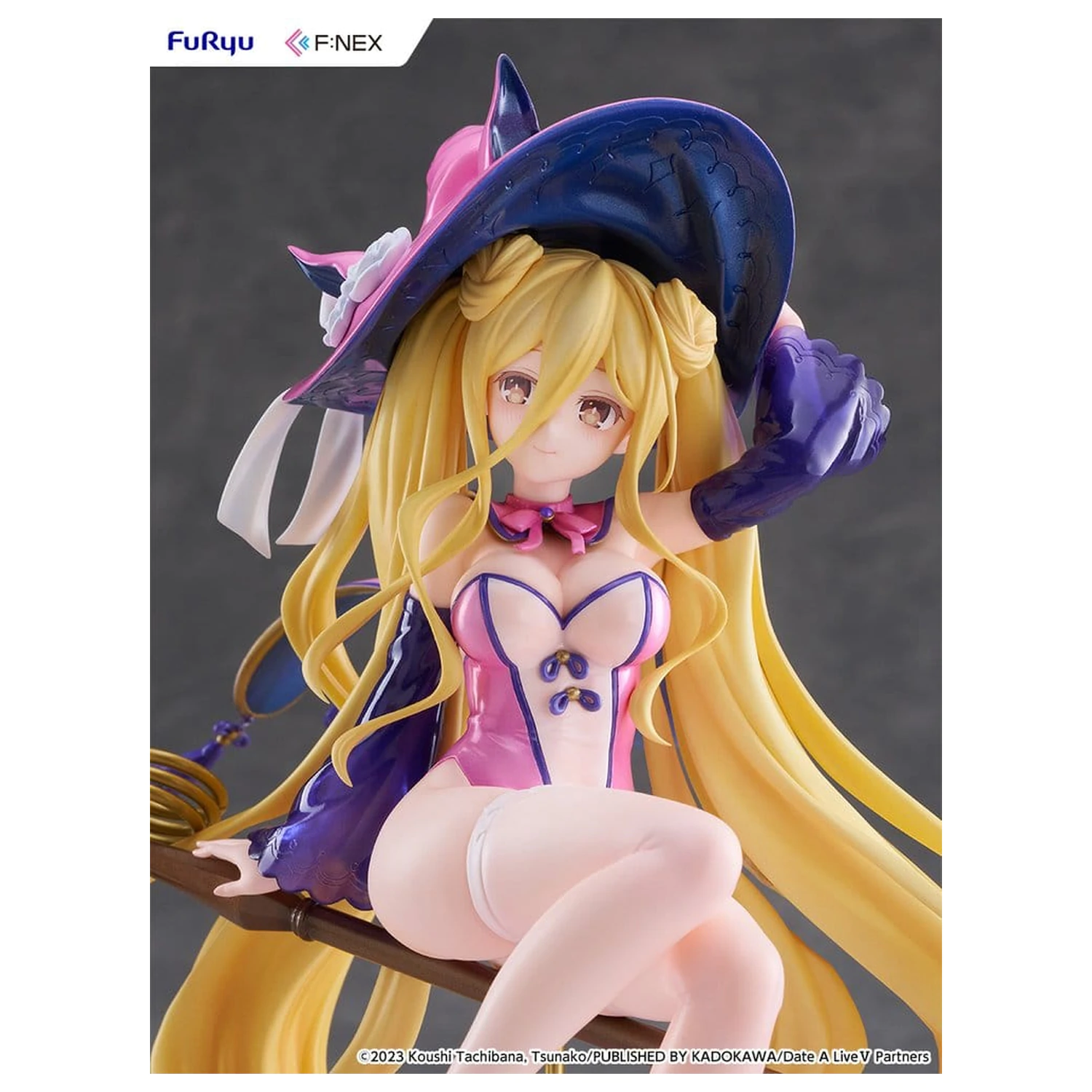 Date A Live V F:NEX PVC figura 1/7 Mukuro Hoshimiya Witch Style Ver. 23 cm termékfotó