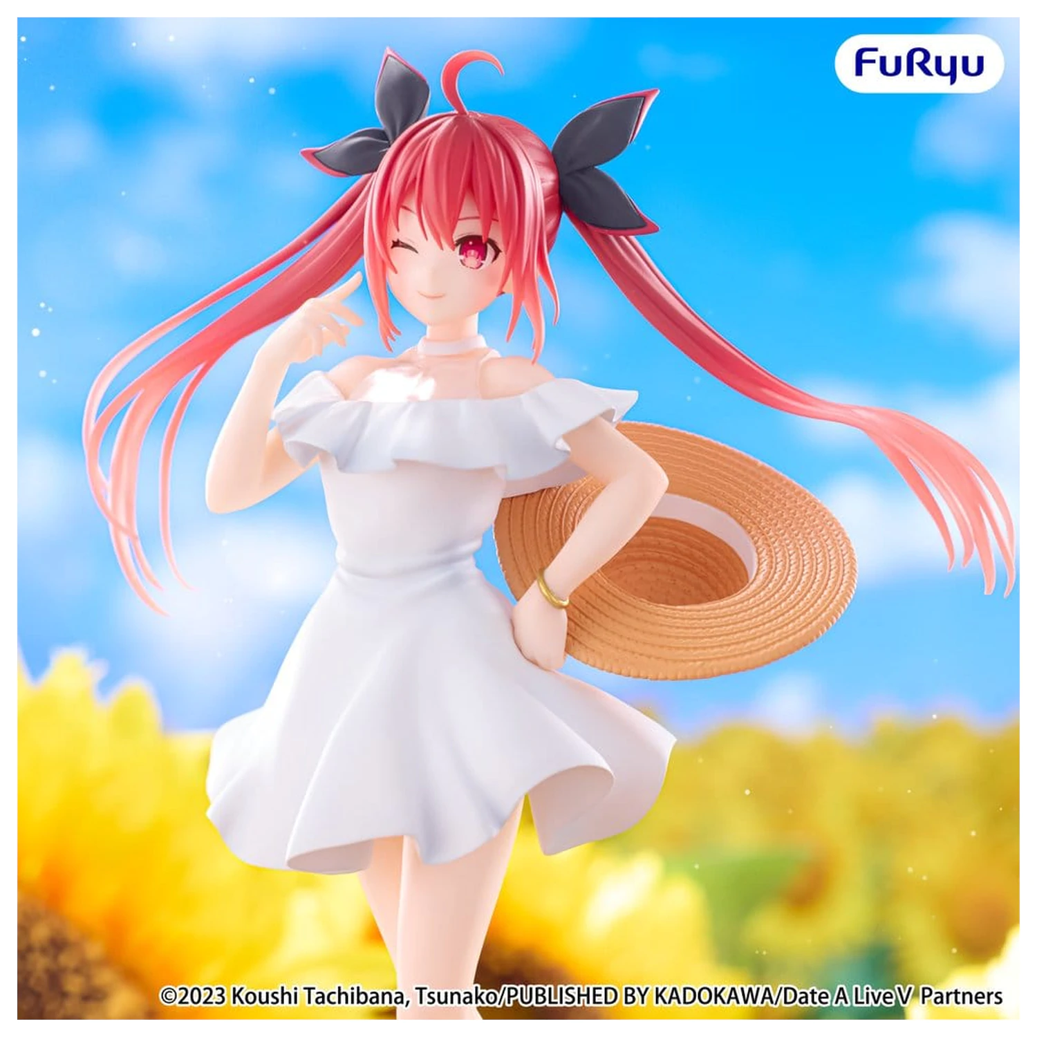 Date A Live V Muchute Kotori Itsuka Summer Dress PVC szobor figura 20 cm   termékfotó