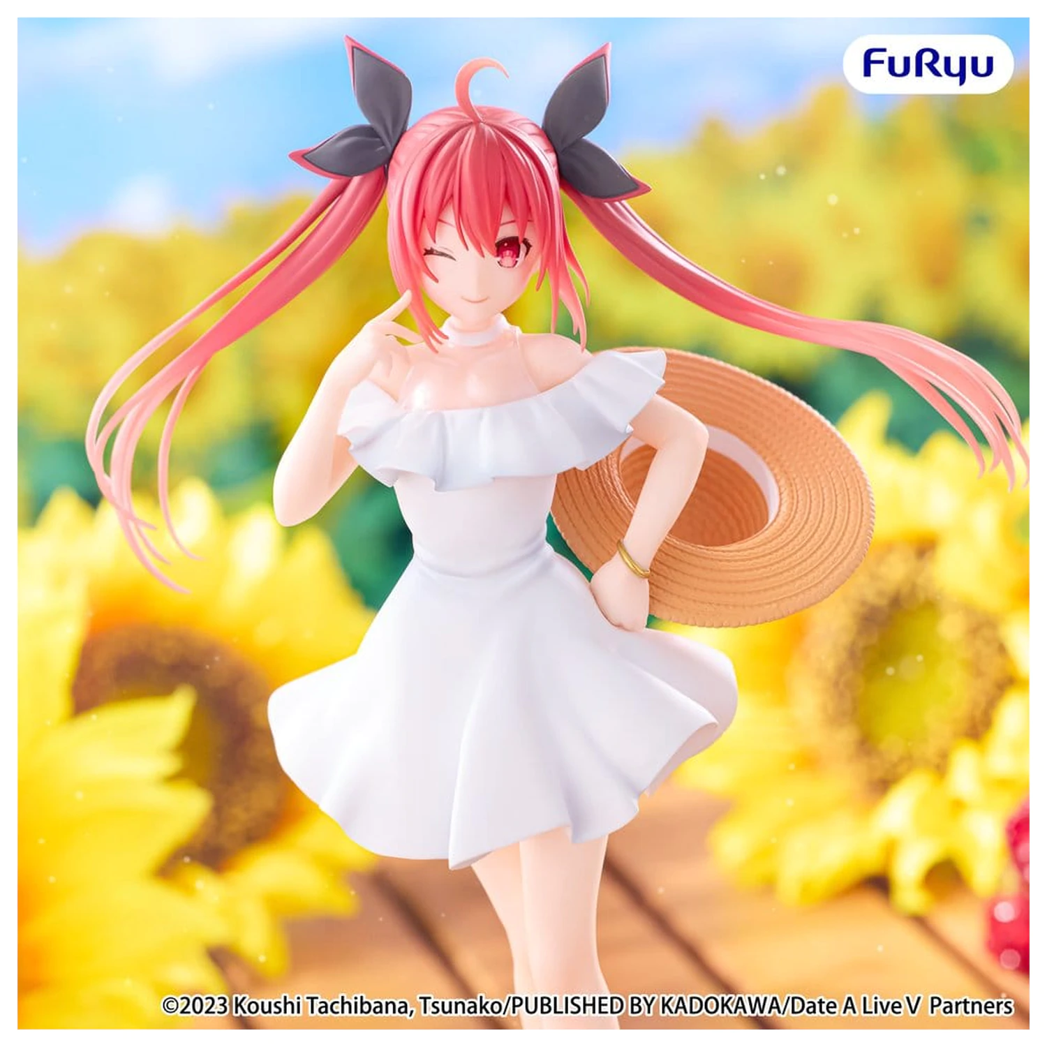 Date A Live V Muchute Kotori Itsuka Summer Dress PVC szobor figura 20 cm   termékfotó