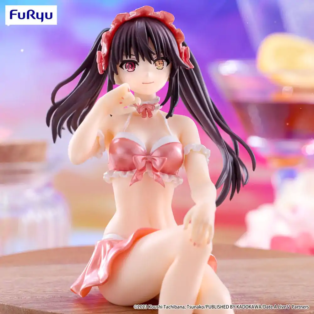 Date A Live V Noodle Stopper Kurumi Tokisaki Swimsuit Pastel Red Color Ver. PVC szobor figura 15 cm   termékfotó