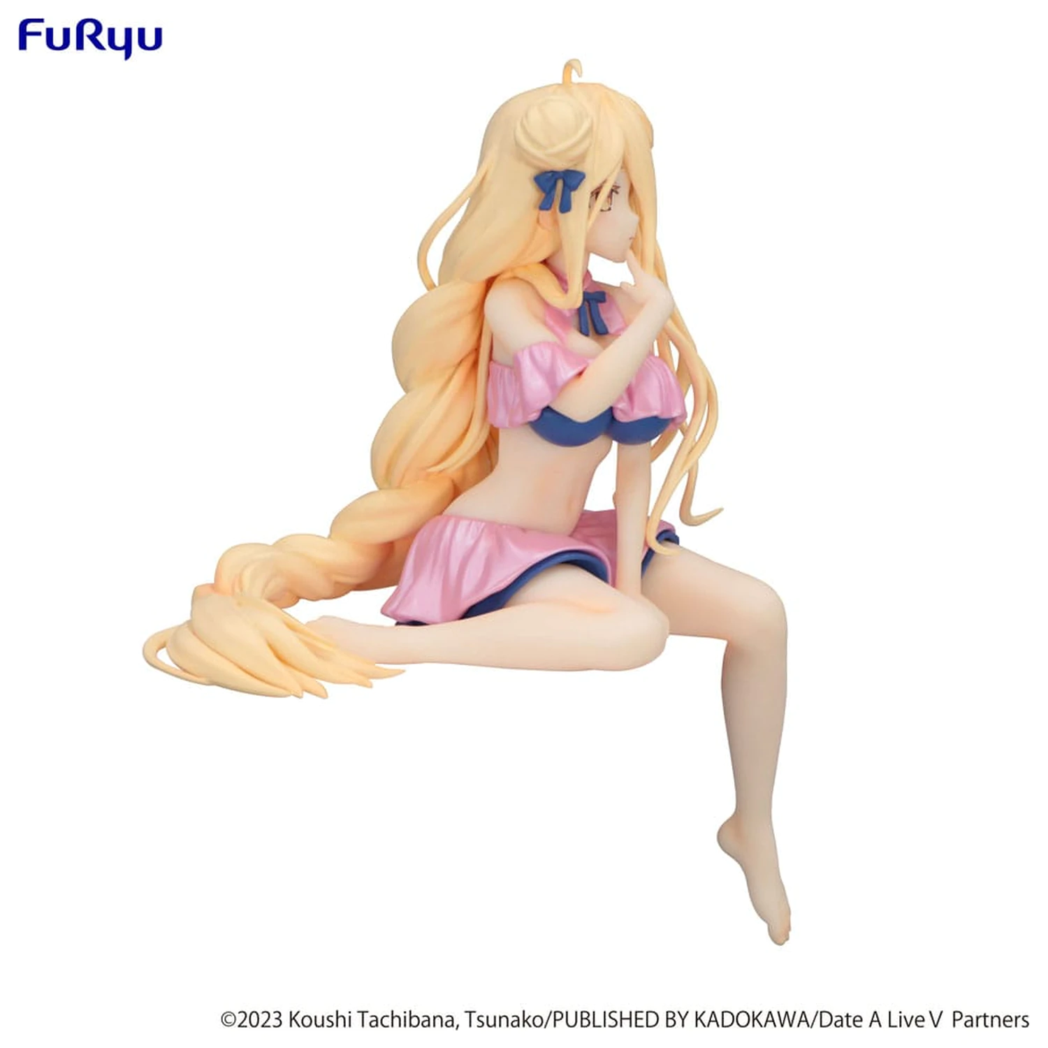 Date A Live V Noodle Stopper Mukuro Hoshimiya Swimsuit Pastel Pink Color Ver. PVC szobor figura 13 cm   termékfotó
