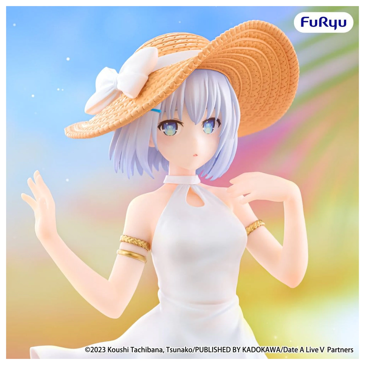 Date A Live V Origami Tobiichi Summer Dress PVC figura 20 cm termékfotó