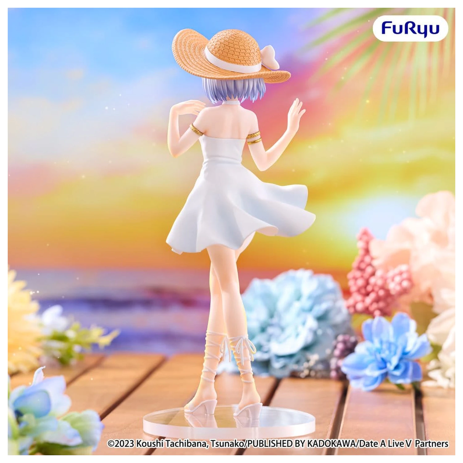 Date A Live V Origami Tobiichi Summer Dress PVC figura 20 cm termékfotó