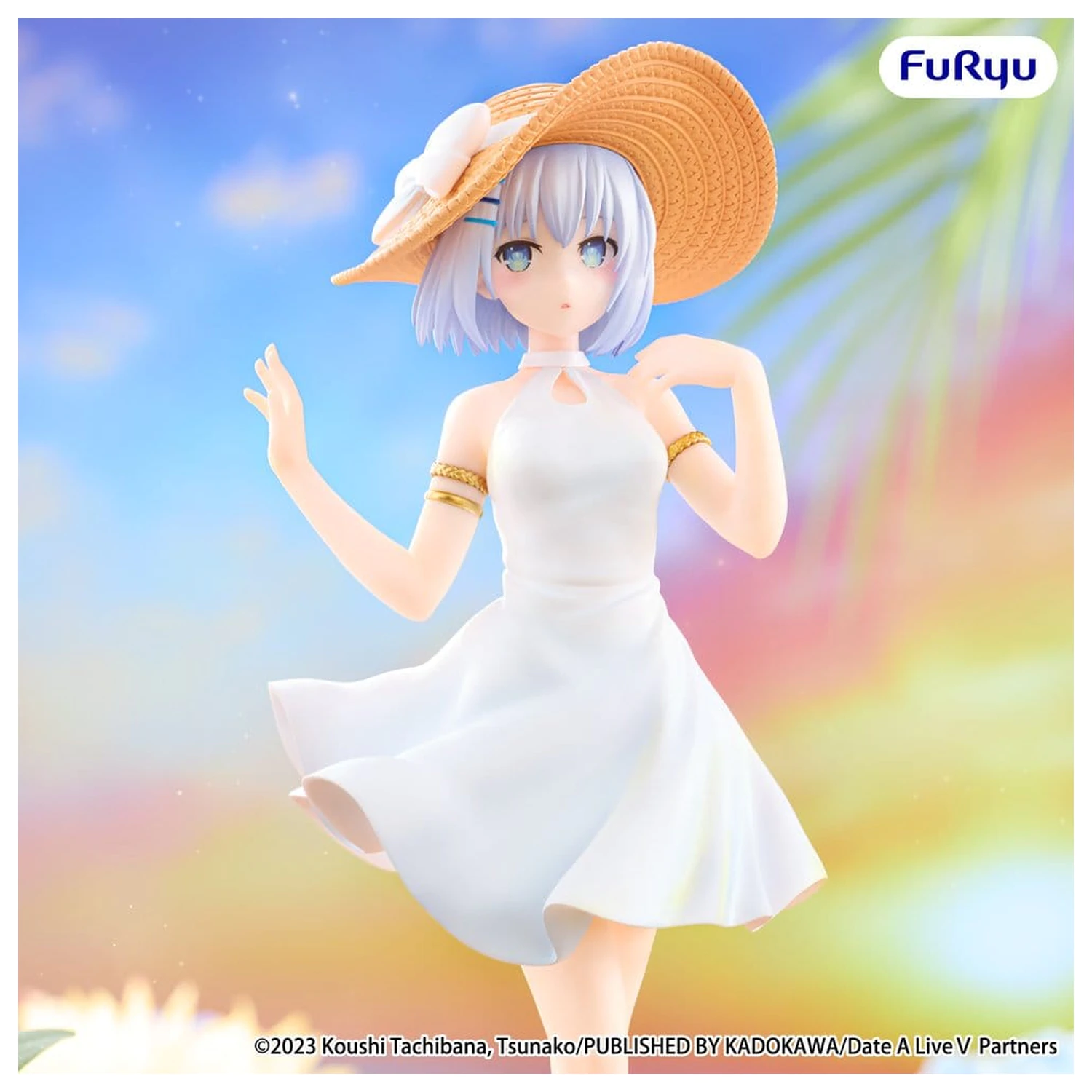 Date A Live V Origami Tobiichi Summer Dress PVC figura 20 cm termékfotó