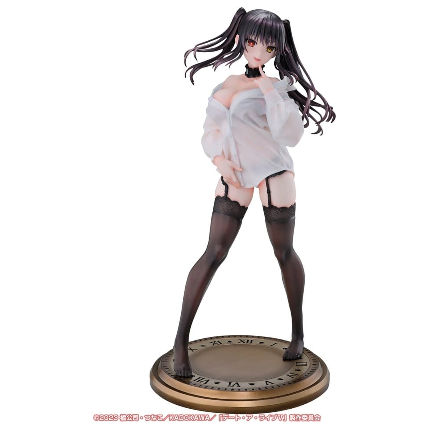 Date A Live V Re:Dress PVC figura 1/4 Kurumi Tokisaki Dress shirt Ver. 40 cm termékfotó