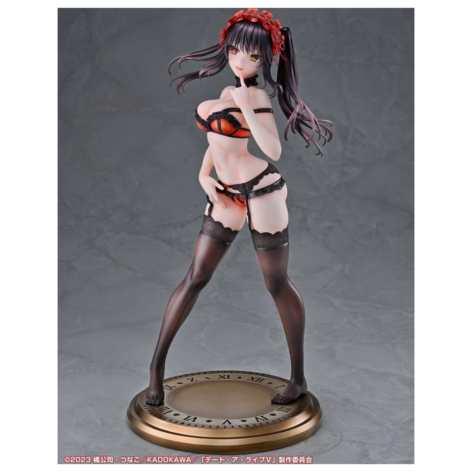 Date A Live V Re:Dress PVC figura 1/4 Kurumi Tokisaki Dress shirt Ver. 40 cm termékfotó