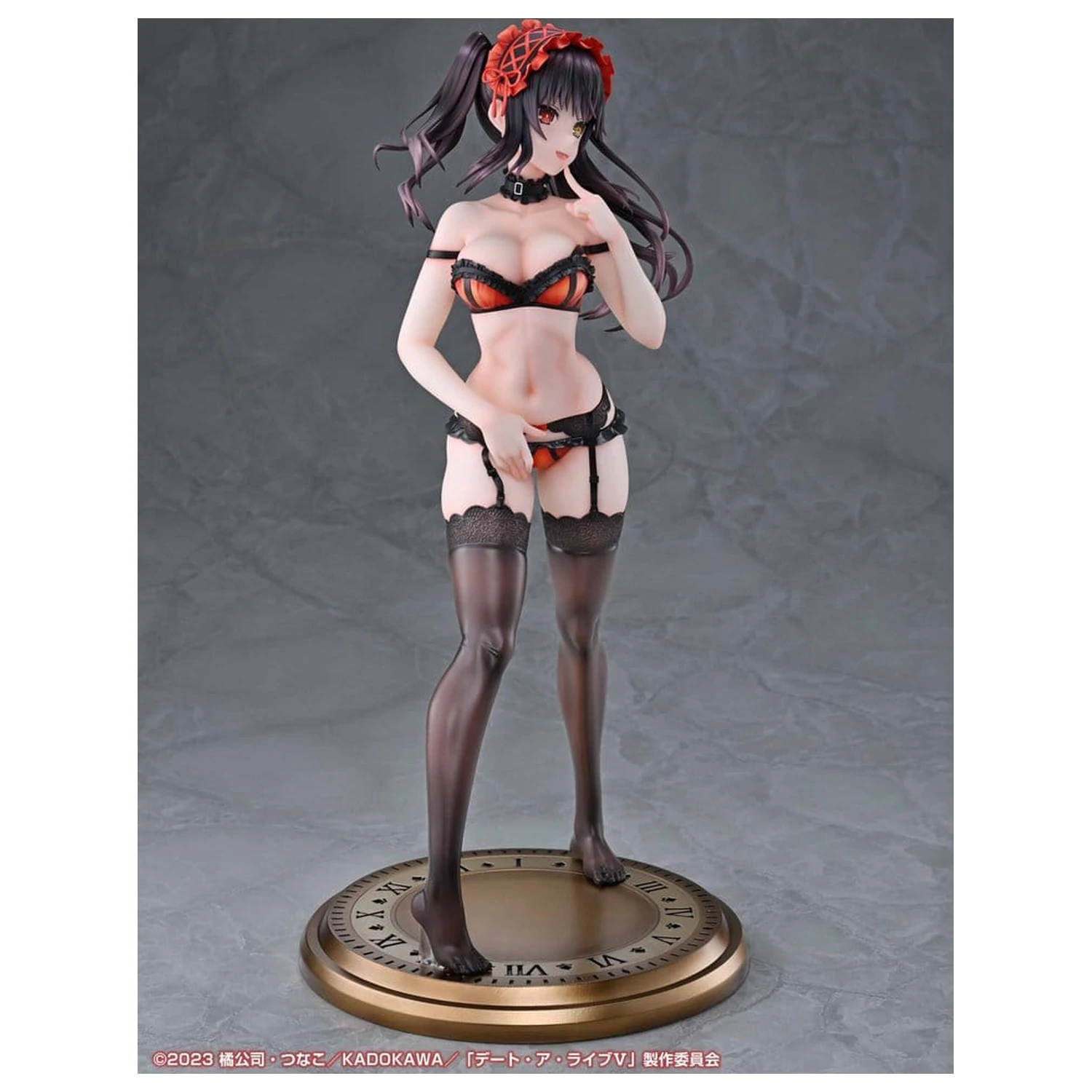 Date A Live V Re:Dress PVC figura 1/4 Kurumi Tokisaki Dress shirt Ver. 40 cm termékfotó