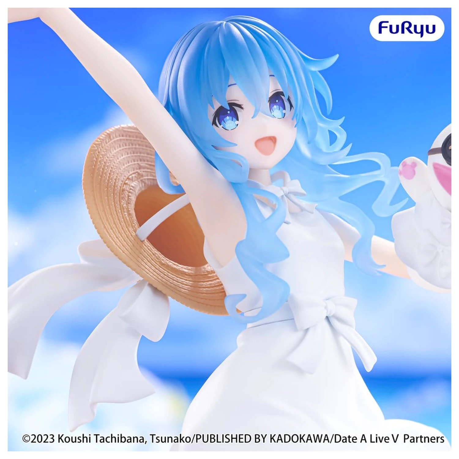 Date A Live V Summer Dress PVC figura Yoshino 21 cm termékfotó