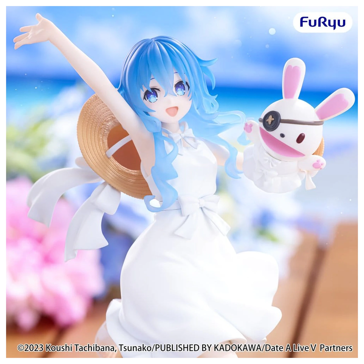 Date A Live V Summer Dress PVC figura Yoshino 21 cm termékfotó